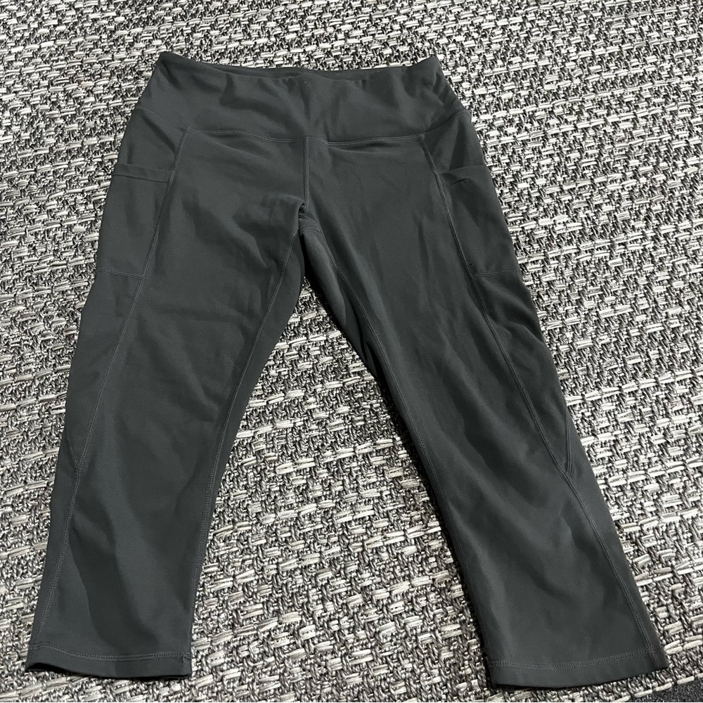 Along Fit | Grey Cropped Leggings 19”